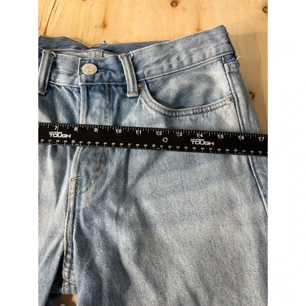 HM Original Straight Regular Fit Blue Denim Jeans 30/32 Light Wash Mens